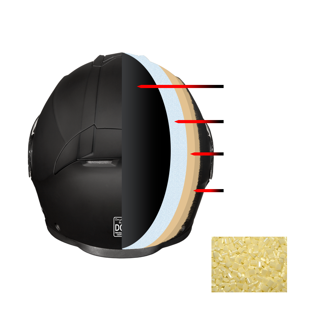 Daytona Glide Liberty Modular Motorcycle Helmet