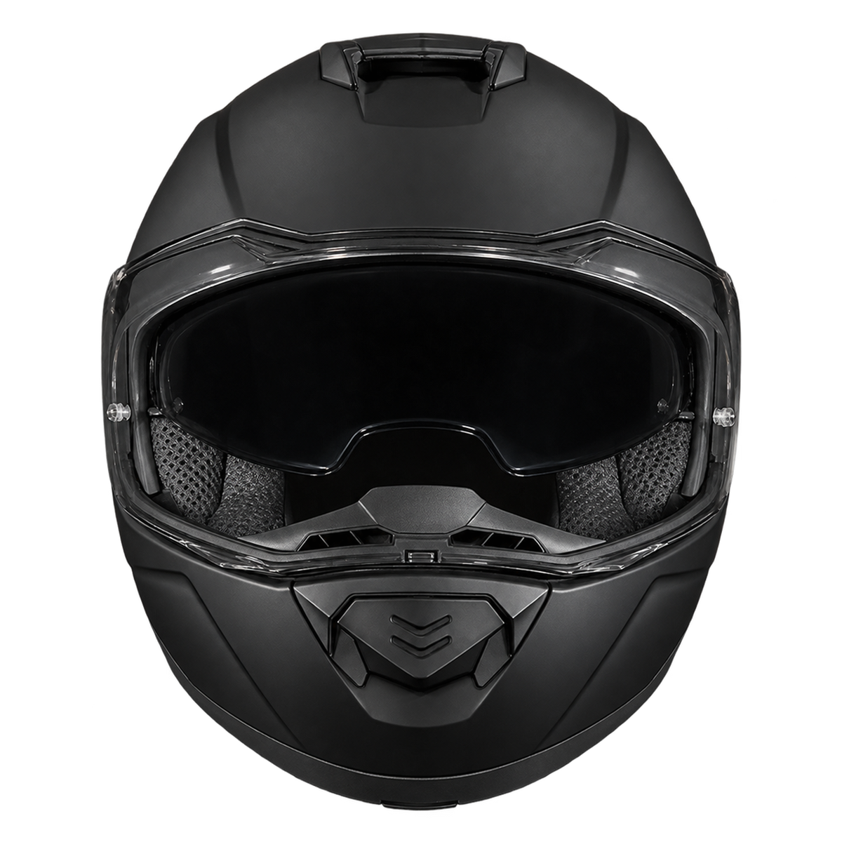Daytona Glide Modular Motorcycle Helmet - DOT Approved, Bluetooth Ready, Dual Visor, Men/Women/Youth - Dull Black