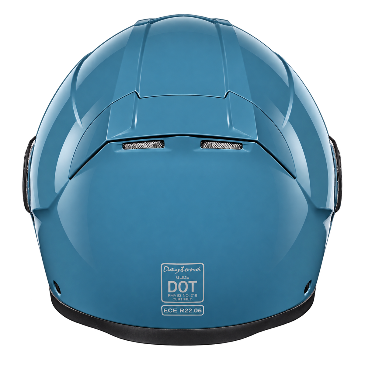 Daytona Glide Modular Motorcycle Helmet - DOT Approved, Bluetooth Ready, Dual Visor, Men/Women/Youth- Shark Blu