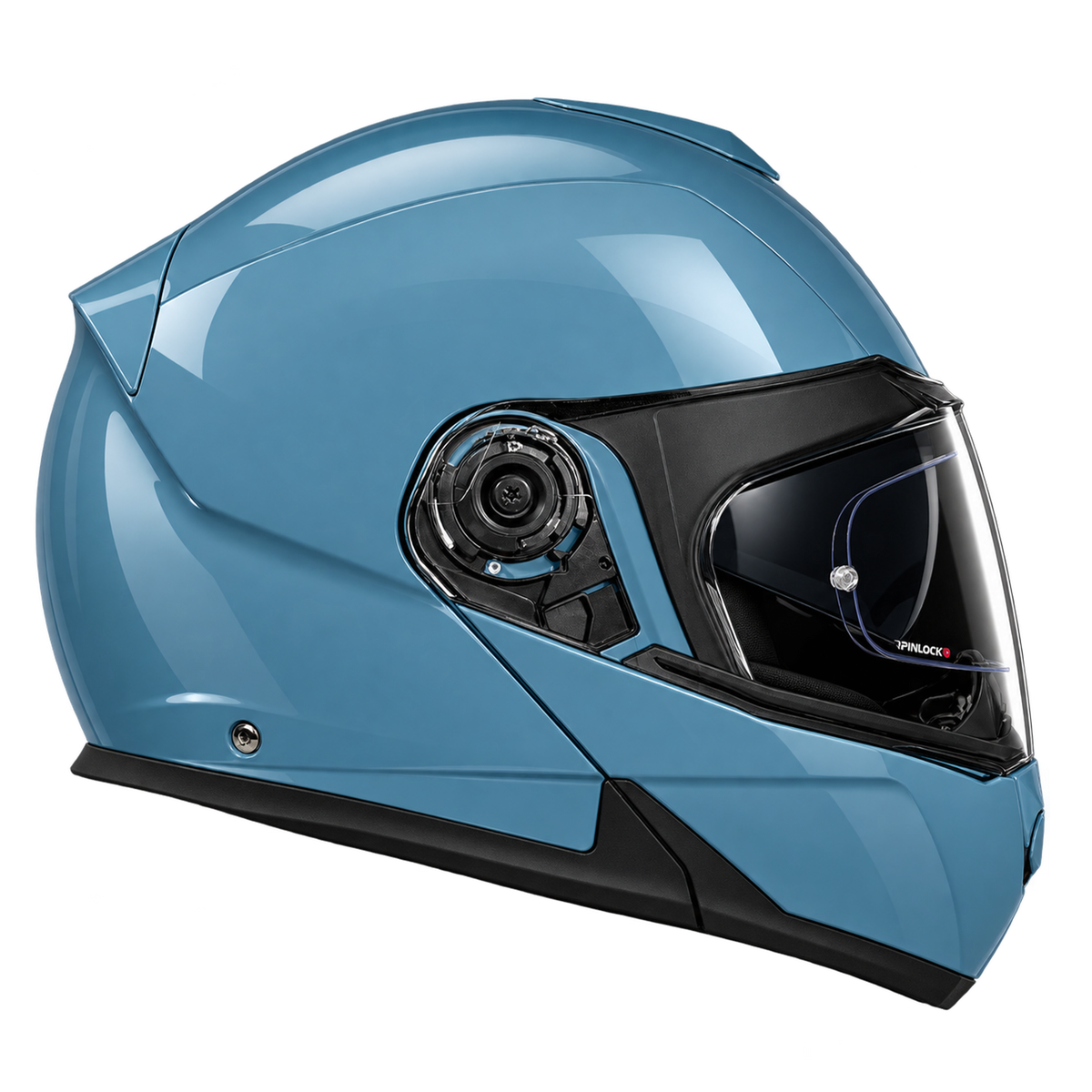 Daytona Glide Modular Motorcycle Helmet - DOT Approved, Bluetooth Ready, Dual Visor, Men/Women/Youth- Shark Blu