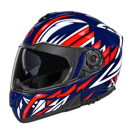 Daytona Glide Modular Motorcycle Helmet - DOT Approved, Bluetooth Ready, Dual Visor, Men/Women/Youth - W/ Liberty