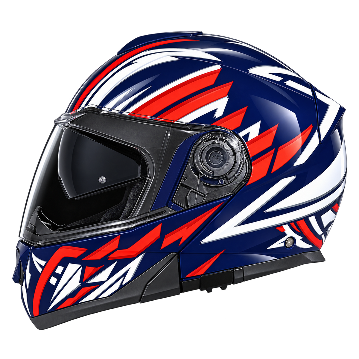 Daytona Glide Modular Motorcycle Helmet - DOT Approved, Bluetooth Ready, Dual Visor, Men/Women/Youth - W/ Liberty