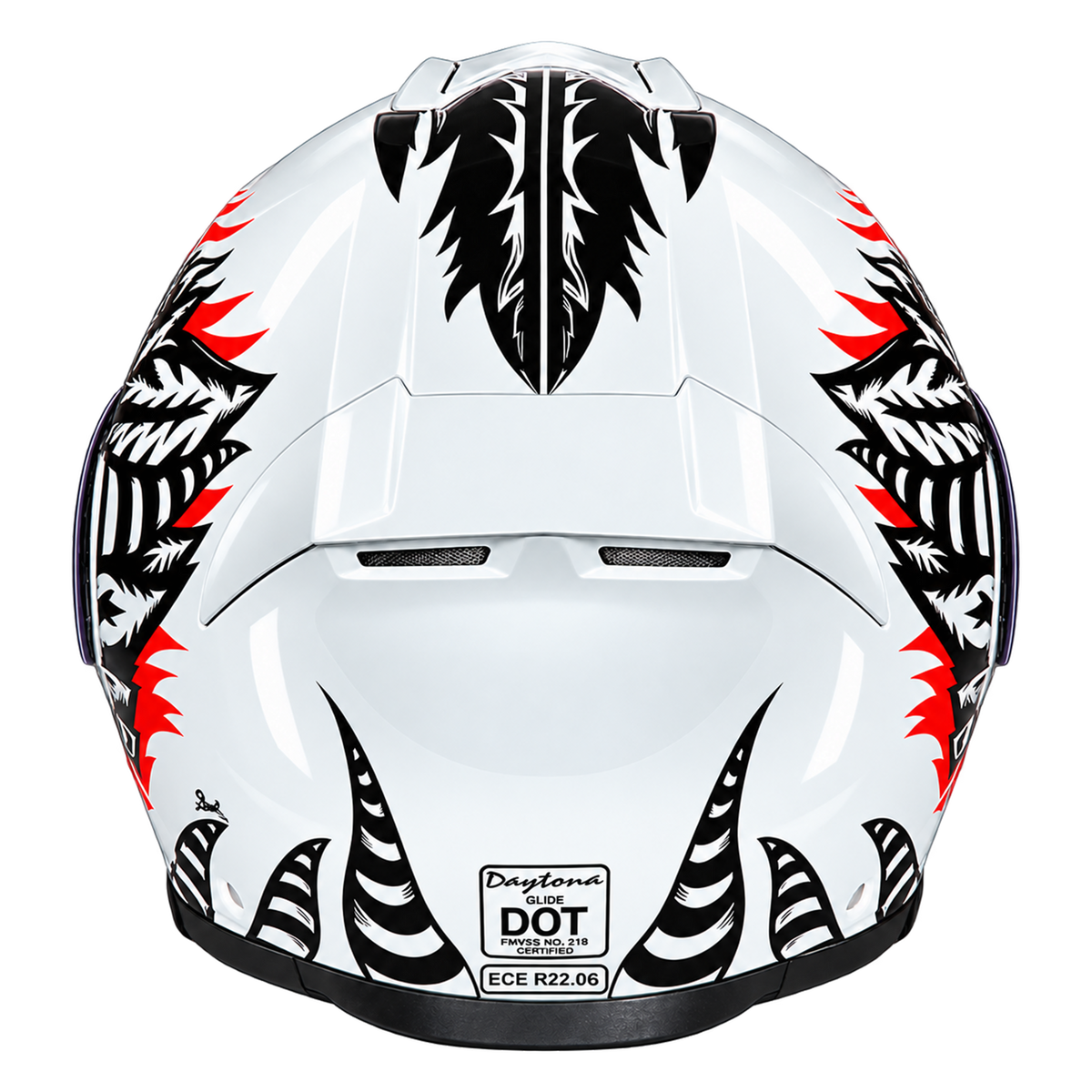 Daytona Glide Modular Motorcycle Helmet - DOT Approved, Bluetooth Ready, Dual Visor, Men/Women/Youth - W/ Phoenix