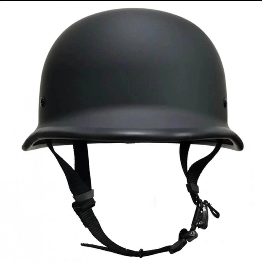 MICRO DOT MAYHEM GERMAN STYLE MOTORCYCLE HELMET MATTE