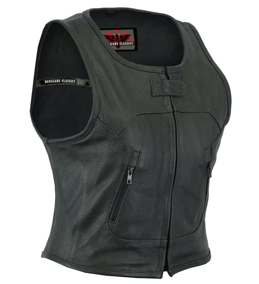 Adelie™ Women's leather motorcycle vest