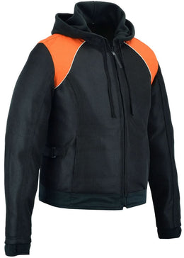 Born Flare™ Mesh  Motorcycle Jacket - Black/Orange