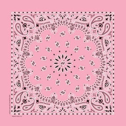 NT448 Bandana Paisley Light Pink