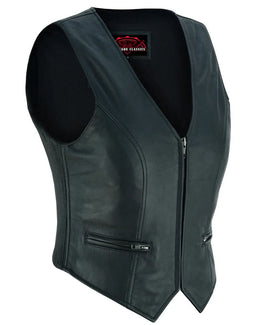 Xevo™ Women's leather motorcycle vest