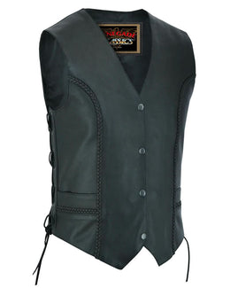 Enchantia™ Womens Leather Motorcycle Vest