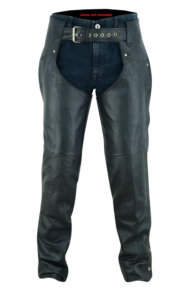 Bastion Women’s Leather Motorcycle Chaps