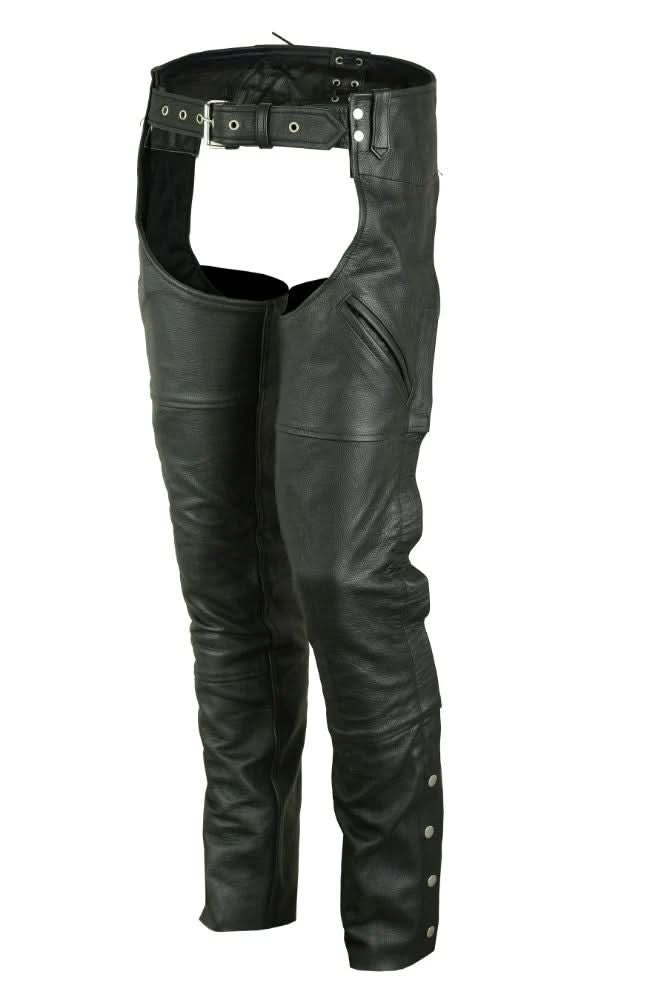 Latigo™ Unisex  leather motorcycle chaps