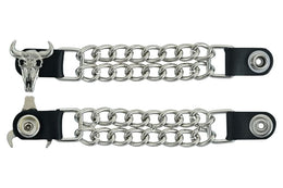 PKV156D Vest Extender - Cow Skull Vest Extenders Renegade Classics