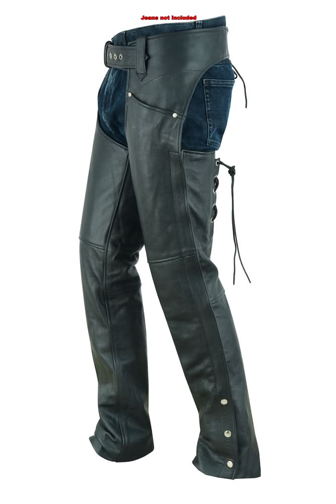 Bastion Women’s Leather Motorcycle Chaps
