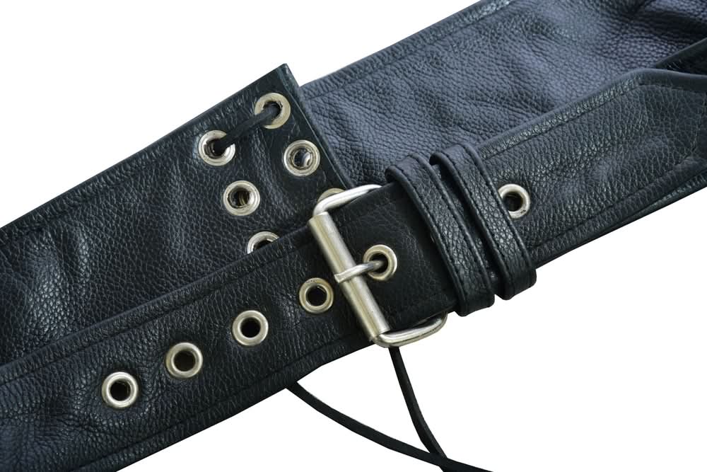 Bastion Women’s Leather Motorcycle Chaps