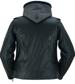 Rush Charm Women's Premium Cowhide Moto Jacket Women's Leather Jackets Renegade Classics