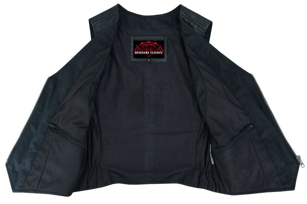 Xevo™ Women's leather motorcycle vest