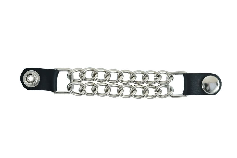 PKV100S Vest Extender - Plain Silver Snap Vest Extenders Renegade Classics