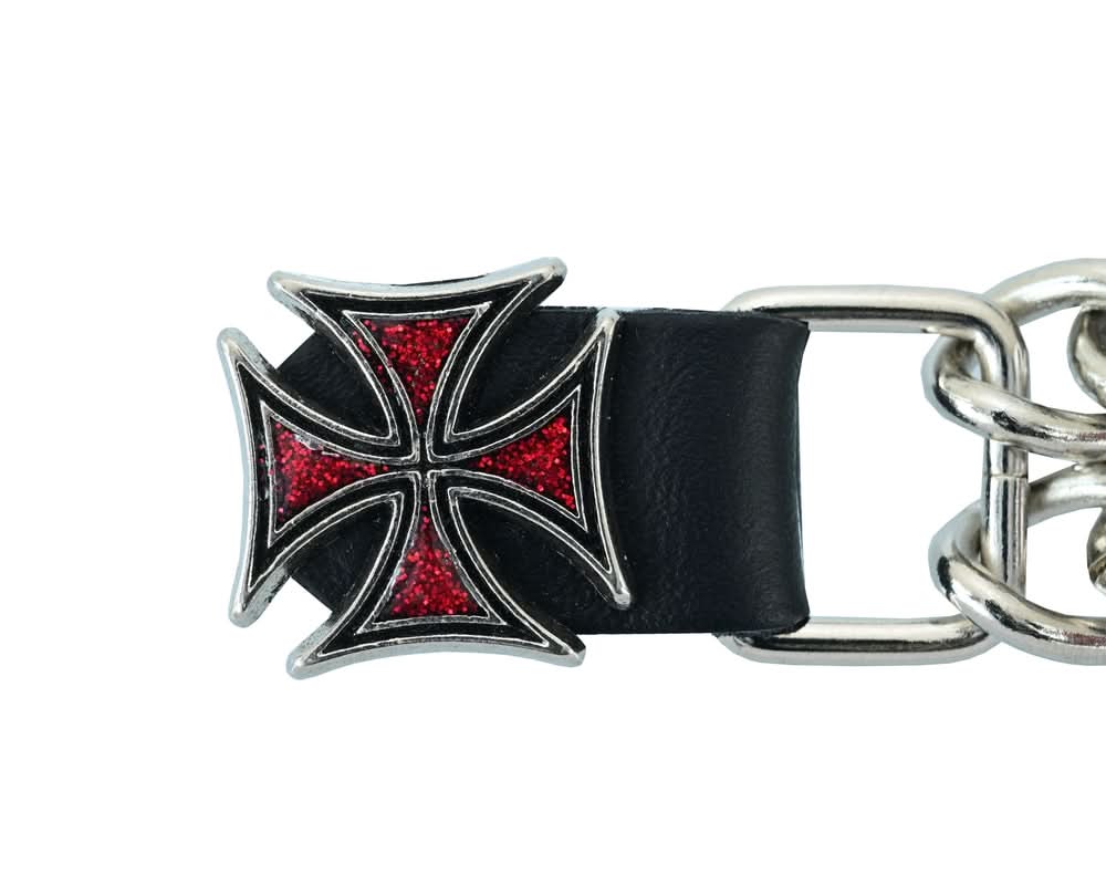 PKV146D Vest Extender - Iron Cross Red Vest Extenders Renegade Classics