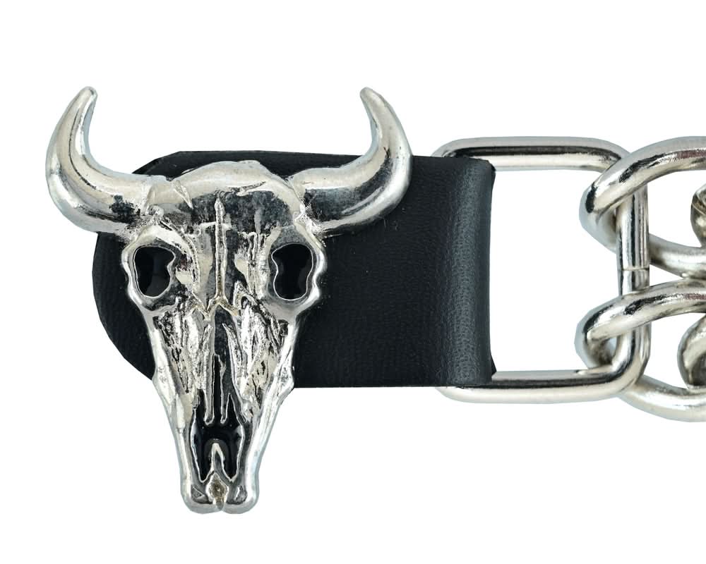 PKV156D Vest Extender - Cow Skull Vest Extenders Renegade Classics