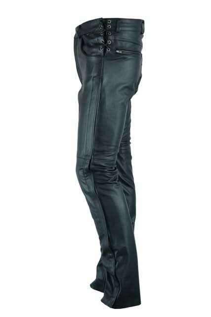 Road Rage Black leather motorcycle chaps Chaps & Pants Renegade Classics