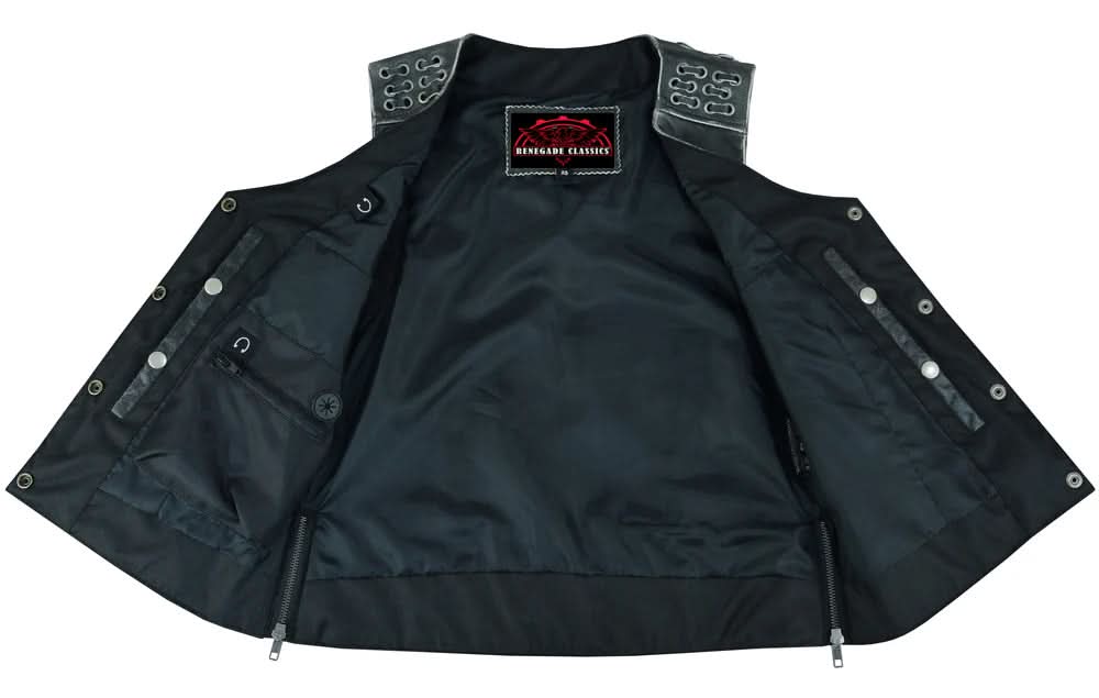 Ellex™ Women's leather motorcycle vest