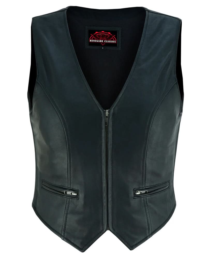 Xevo™ Women's leather motorcycle vest