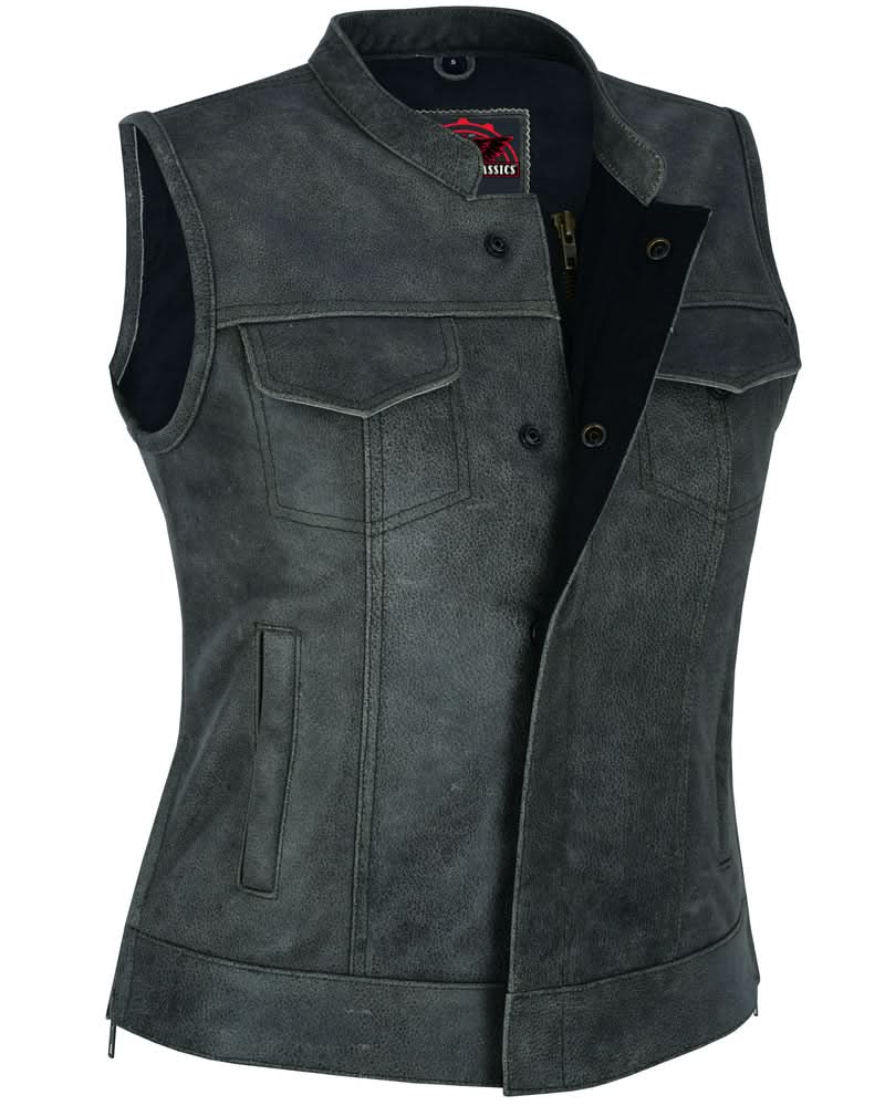 Floriana™ Women's leather motorcycle vest