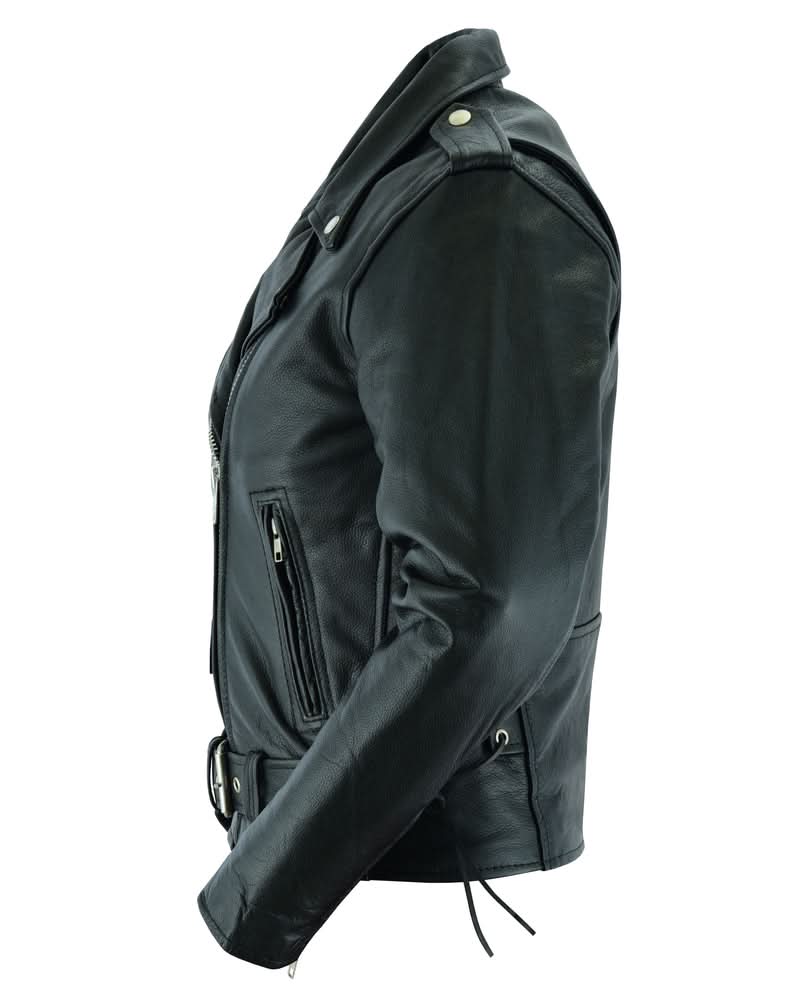 SpeedMoto Women's Leather Motorcycle Vest Women's Leather Jackets Renegade Classics