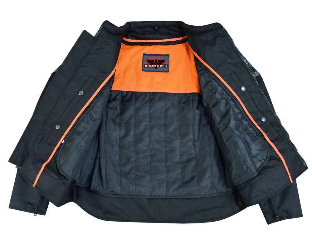 SkullShift™ Men's Textile Scooter Style Jacket