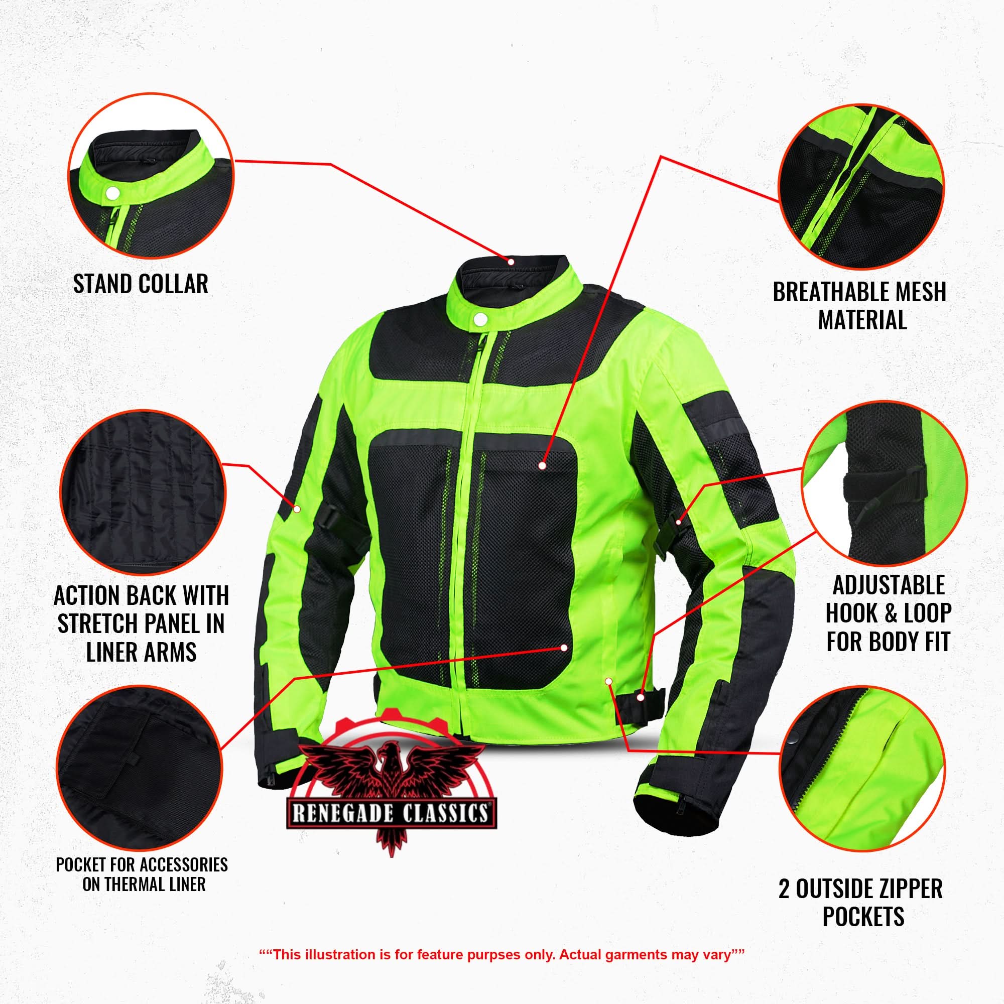 Performer™ Men's High-Vis Racer Mesh Jacket