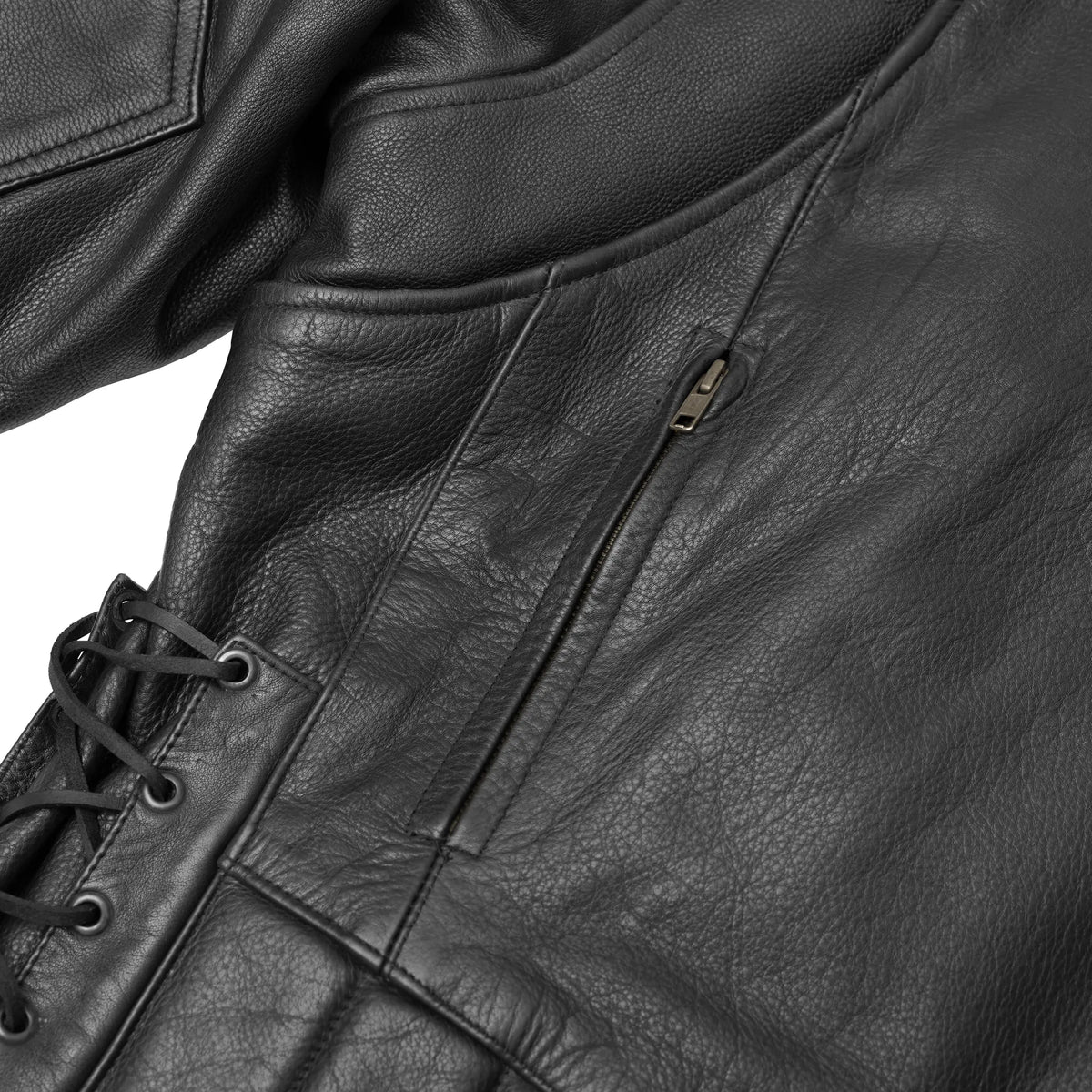 Corsair™ Men's Leather Motorcycle Jacket