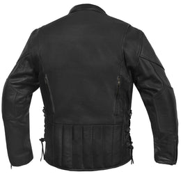 Corsair™ Men's Leather Motorcycle Jacket