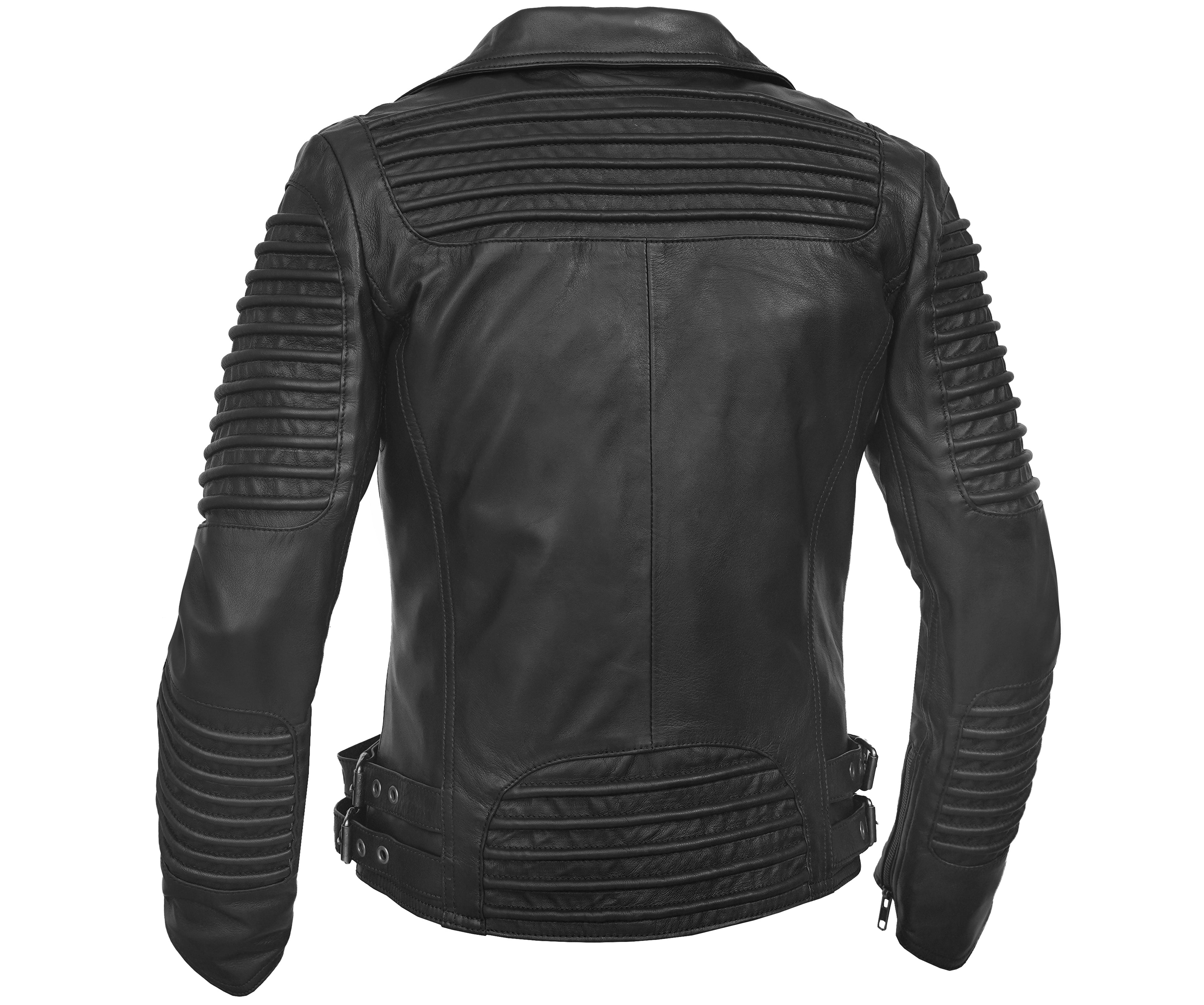 Shadow Queen™ Women's Black Fashion Leather Jacket