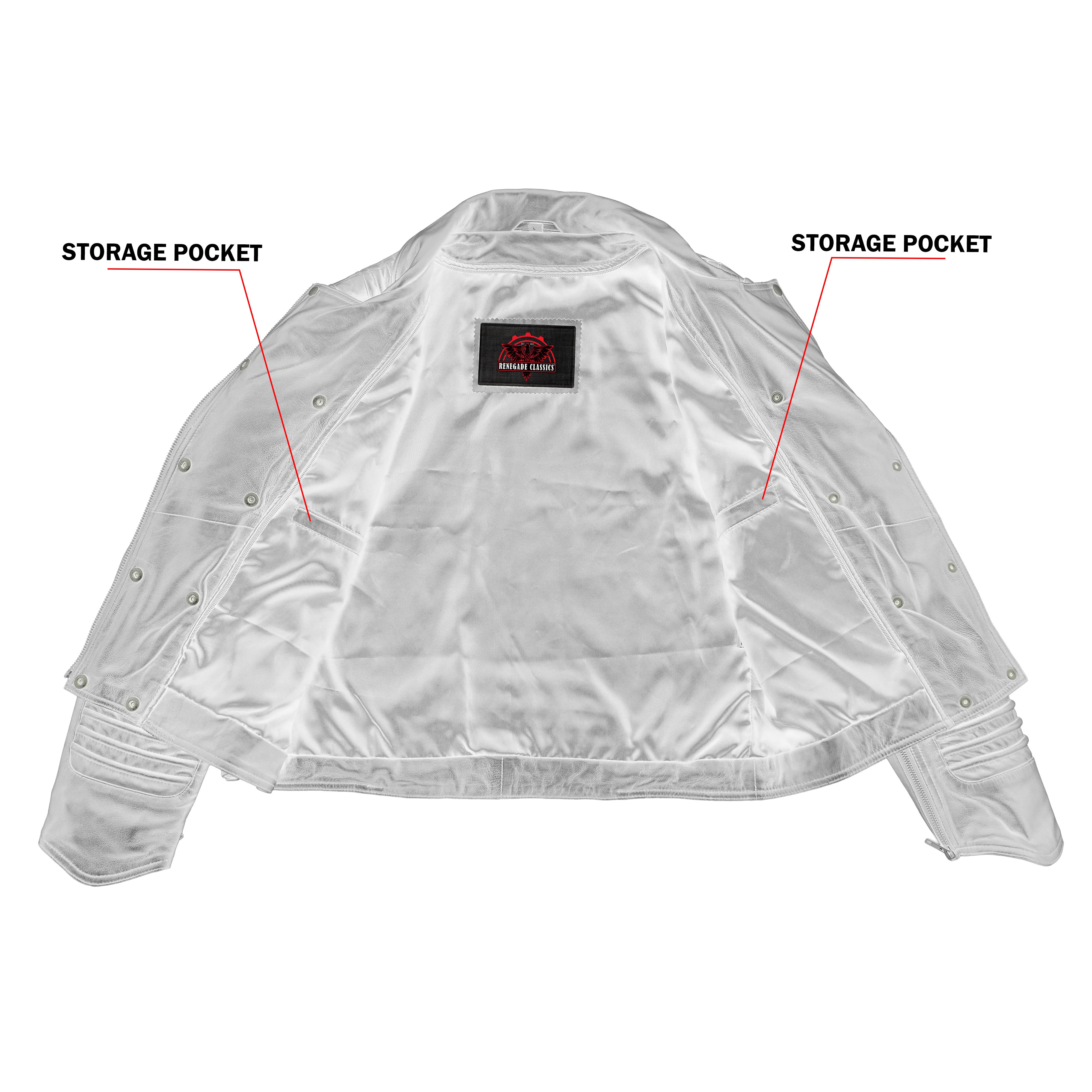 Shadow Queen™ Women's Black Fashion Leather Jacket