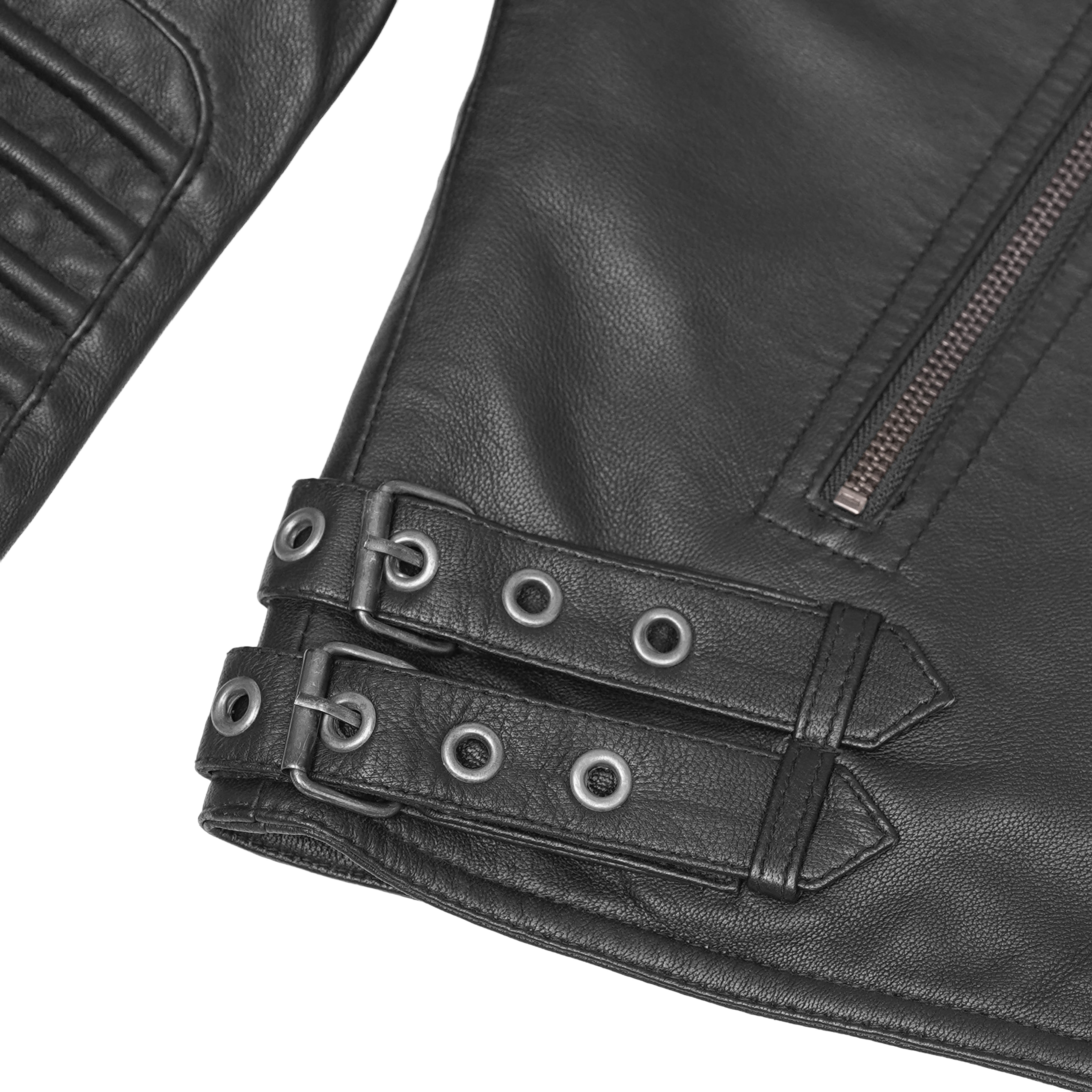 Shadow Queen™ Women's Black Fashion Leather Jacket