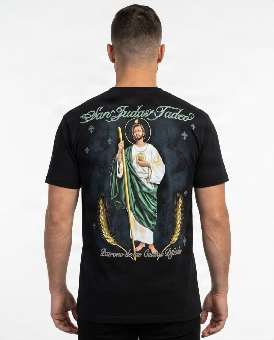 San Judas Tadeo Prayer Graphic Tee