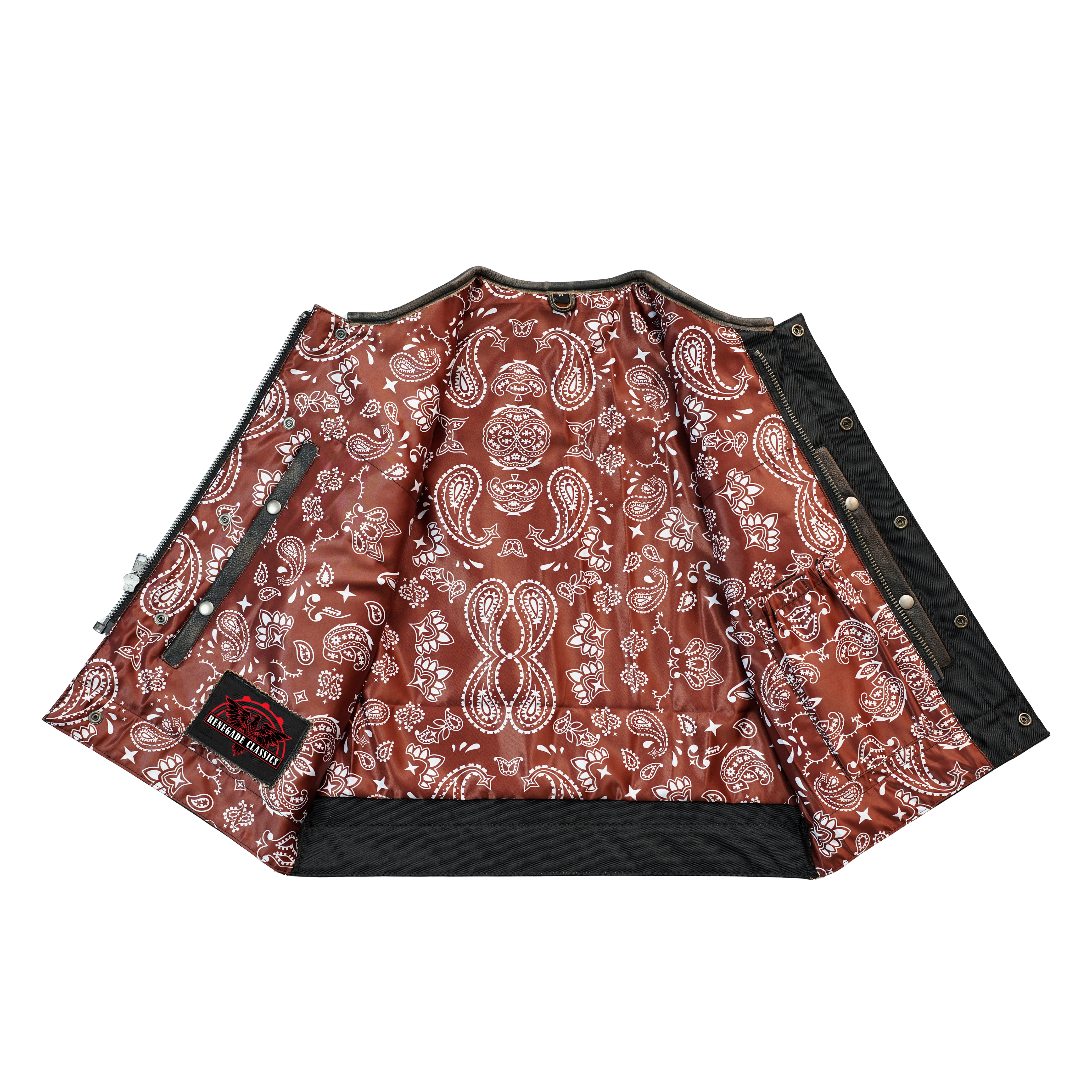Liberty Knight™ - Lowcut Blaze Lowside Men's Leather Vest