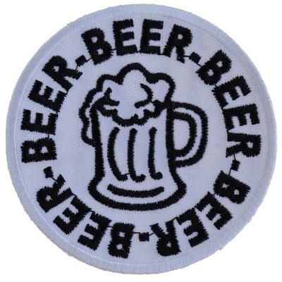 P5459 Beer Beer Beer Patch Patches The Cheap Place