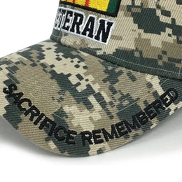 VIETNAM VET DIGITAL CAMO HAT (CAMO)