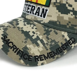 VIETNAM VET DIGITAL CAMO HAT (CAMO)