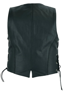 Blackthorn™ Womens Leather Motorcycle Vest