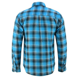 Alpha Check™ Skyline Edge Men's Blue and Black Flannel Shirt