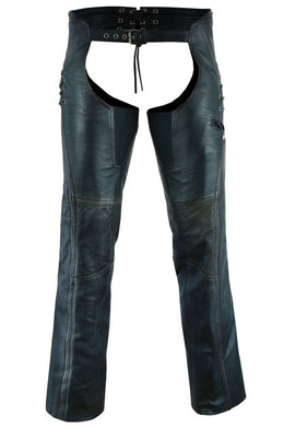 Black Fang Women’s Leather Motorcycle Chaps