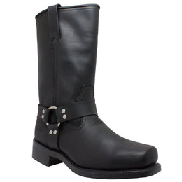 Blacktread Men's leather motorcycle boots