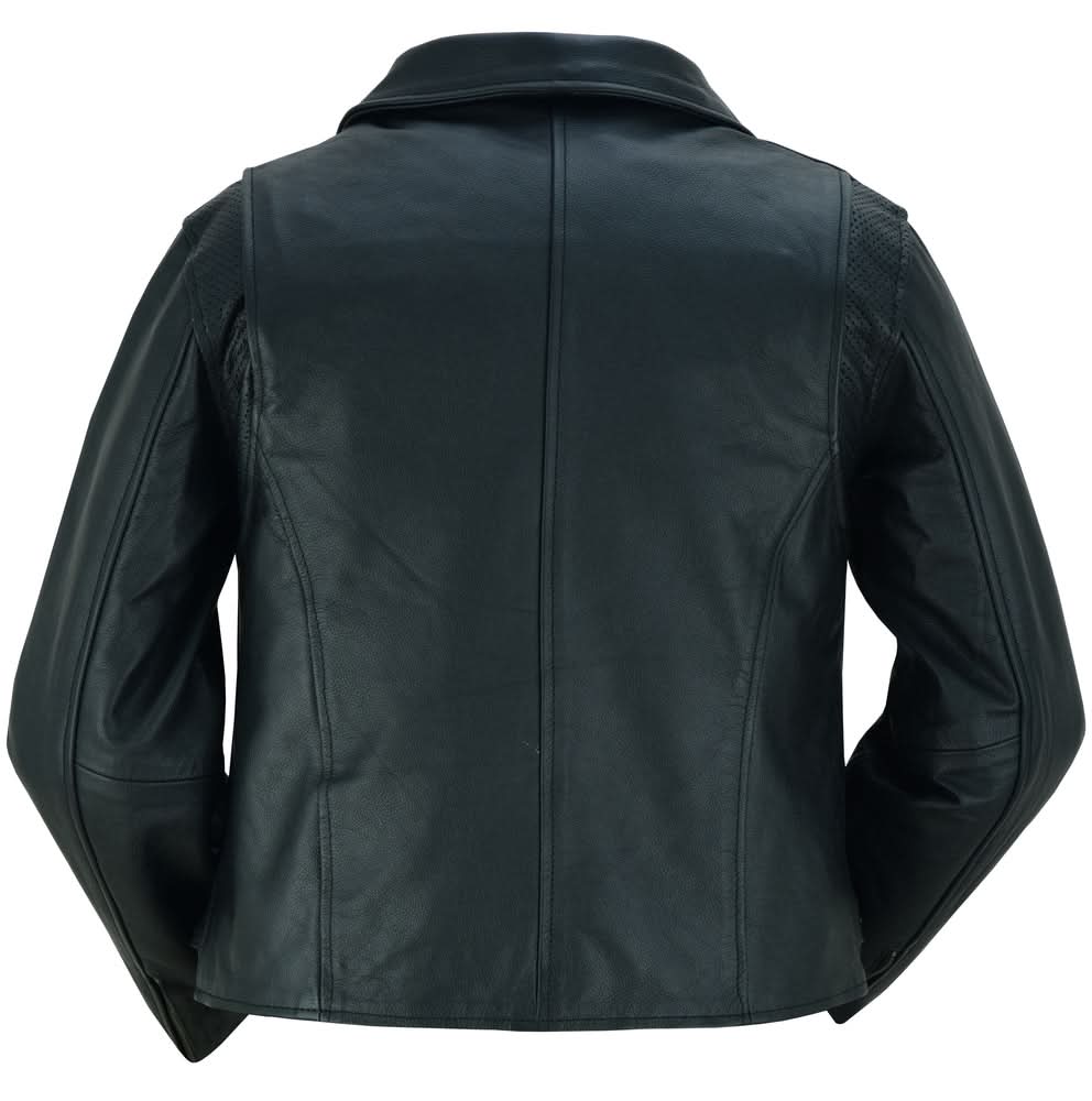 Chic Ride™ Women's Leather Motorcycle Jacket