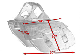 DS Two Strap Saddle Bag Saddle Bags Renegade Classics