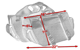 DS Two Strap Saddle Bag Saddle Bags Renegade Classics