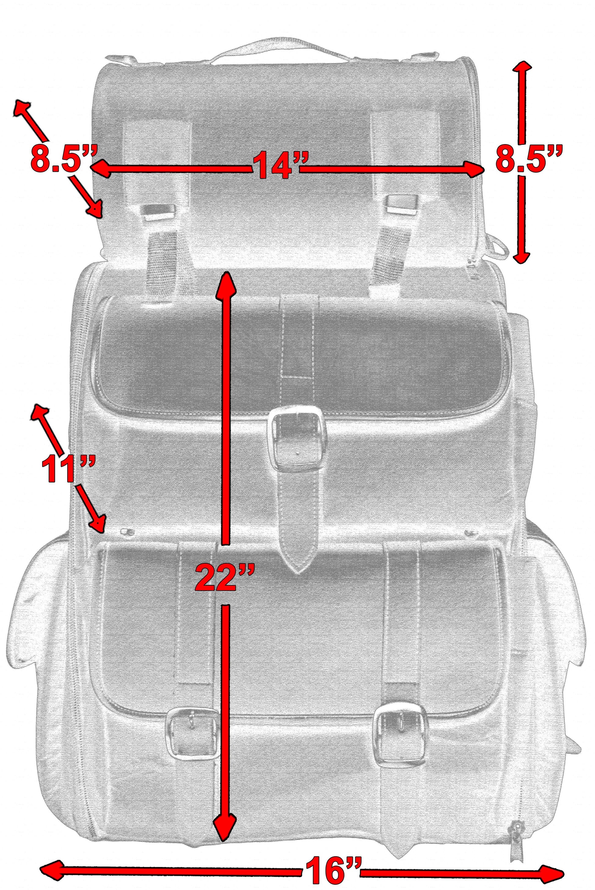 DS Updated Touring Sissy Bar Bag Sissy Bar Bags Renegade Classics