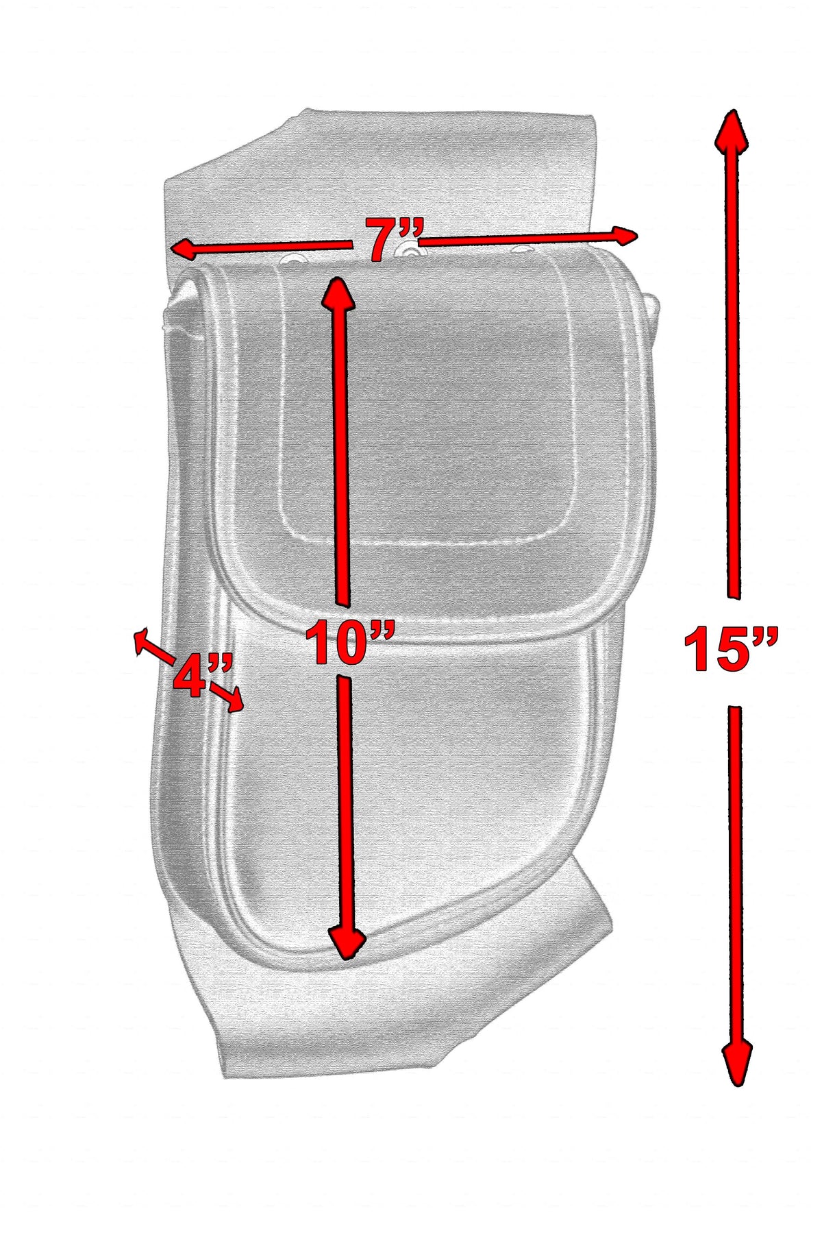 DS Crash Bar Bag - Right Side Luggage Renegade Classics
