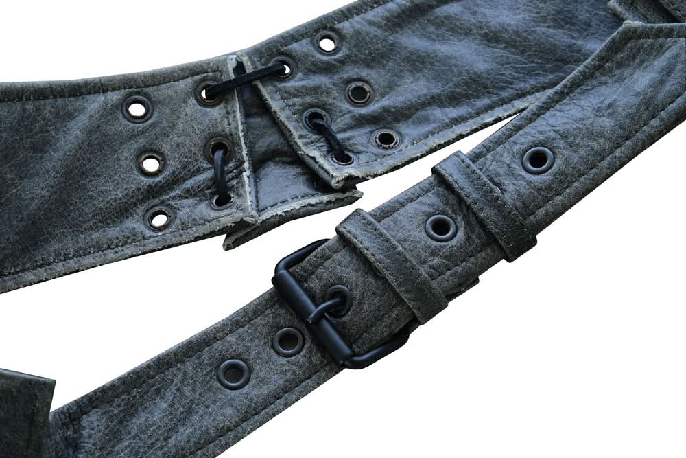 Erova™ Unisex Leather Motorcycle Chaps